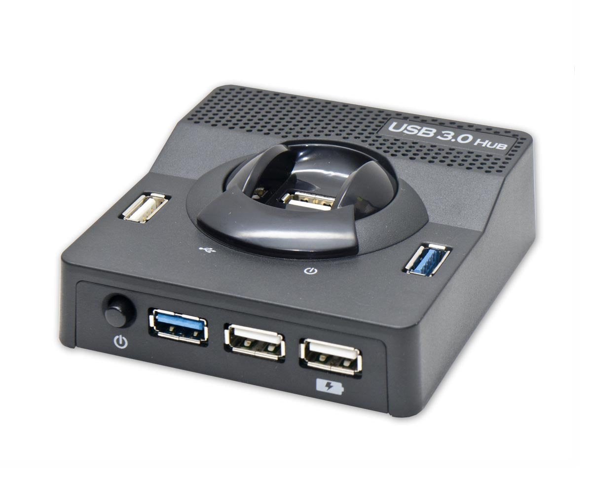 Syba 7 Port USB 3.0/2.0 HUB with One Fast Charging USB 2.0 Port (SD-HUB20102)