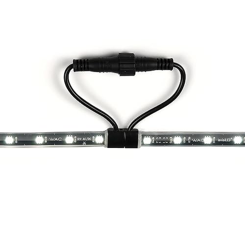 WAC Landscape Lighting, LED 12VDC Indoor and Outdoor IP68 Submersible Strip Light 2W per Foot 3000K 1ft Length