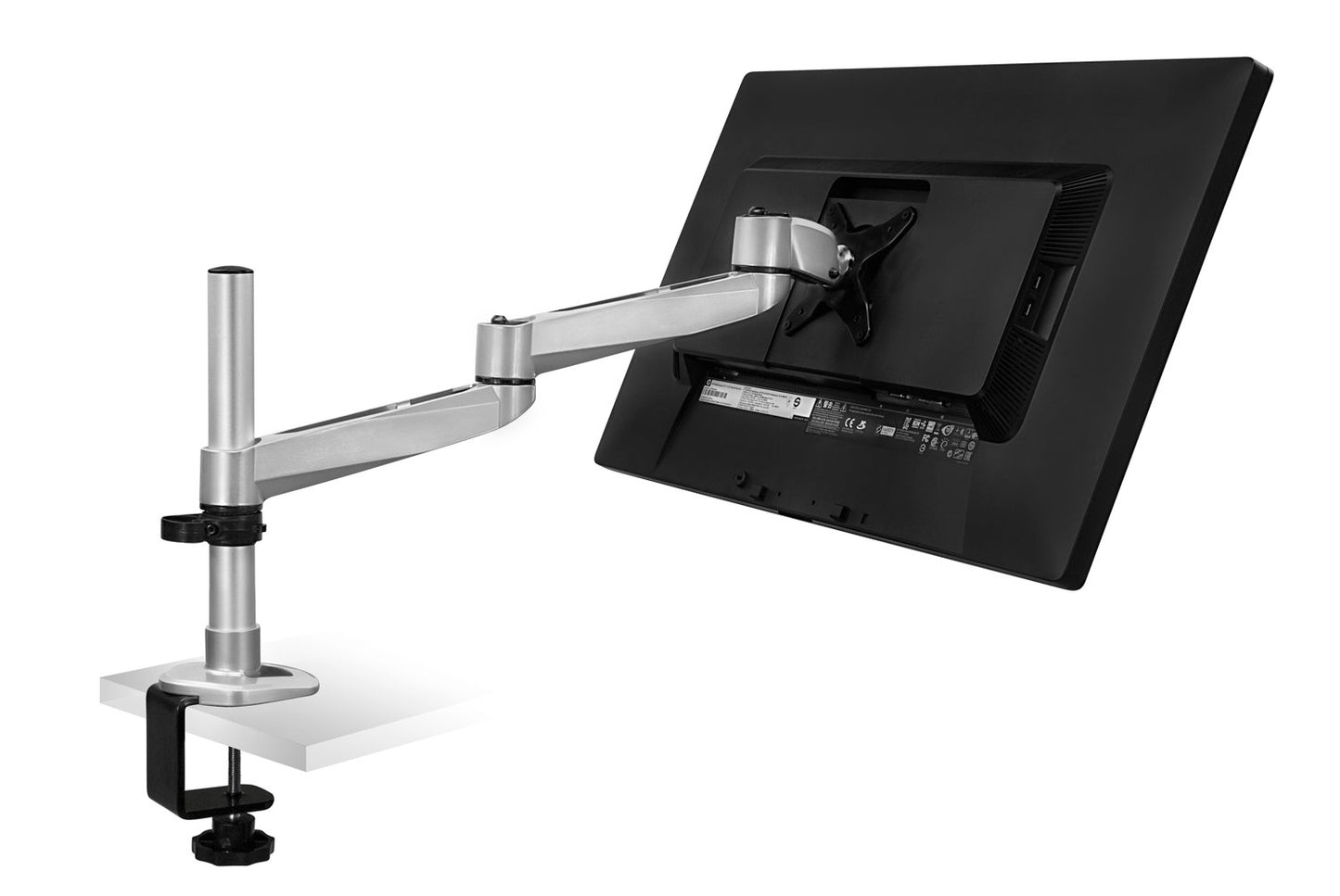 Mount-It! Articulating Single Arm Computer Monitor Desk Mount for 24-Inch Monitors (MI-33116)