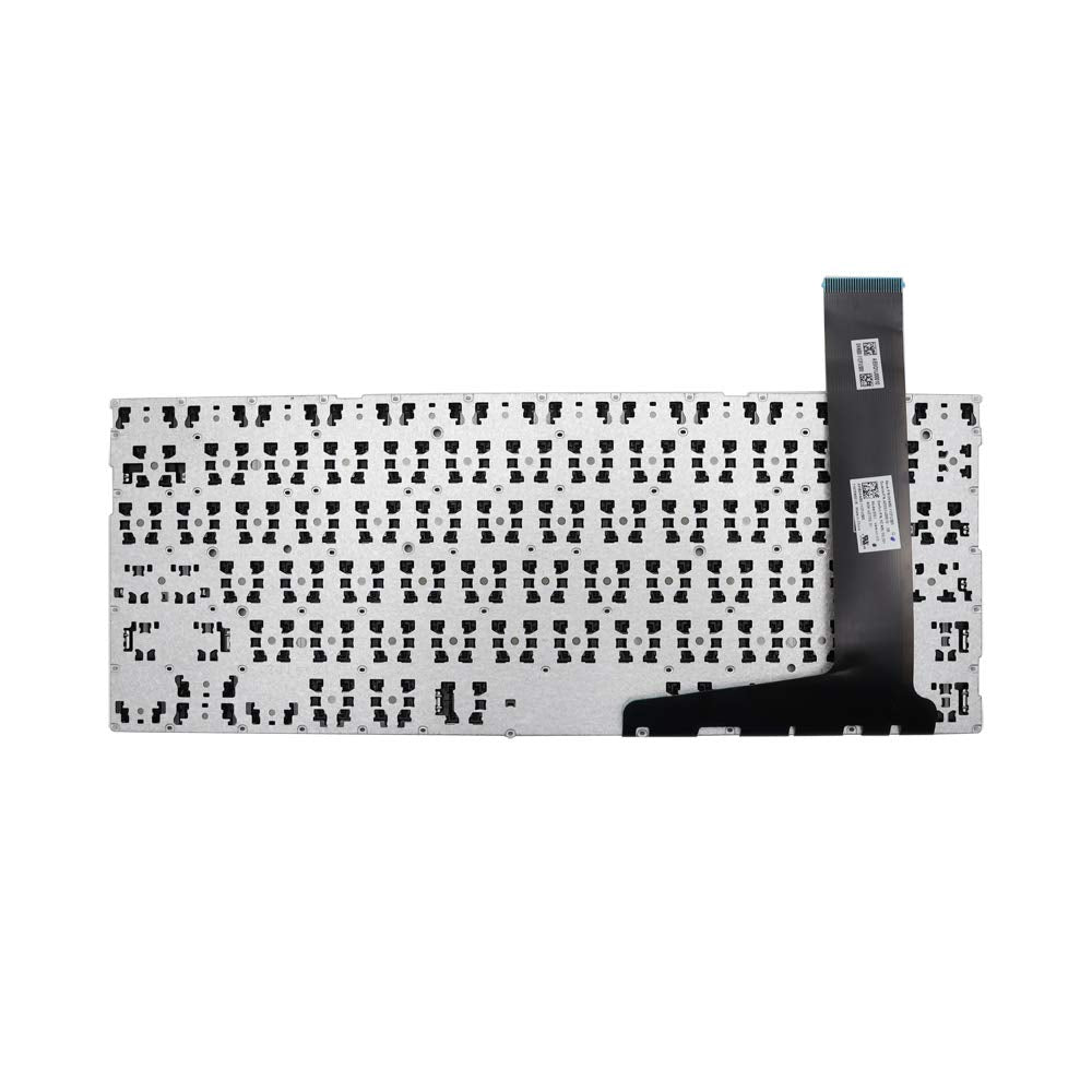 Abakoo New Replacement Keyboard for Chromebook C201 C201P C201PA C202 C202S C202SA 0KNX0-1120US00 9Z.NBLSQ.301 AE0Q3U00010 NSK-UZ3SQ 01 Black Without