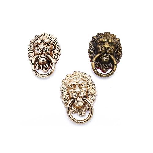 ARFUKA Phone Ring Holder Phone Grip Finger Phone Ring Stand Holder Vintage Metall Lion Adjustable Kickstand for All Smartphones Pack of 3