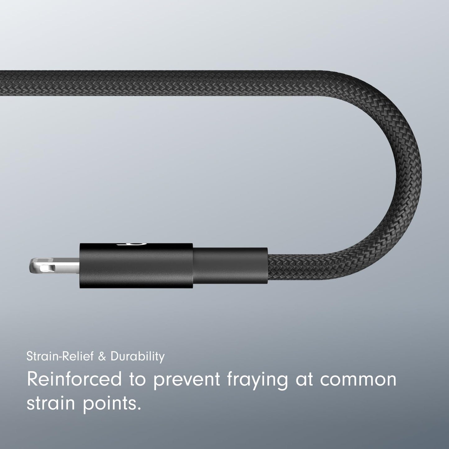 Beats USB-C to Lightning Woven Cable Fast Charging Durable/Tangle-Free Compatible Charger for Apple Devices w Lightning Ports (1.5 m, 5 ft) - Bolt…