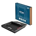 Vantec SSD/HDD Aluminum Caddy for 12.7mm ODD Laptop Drive Bay (MRK-HC127A-BK)