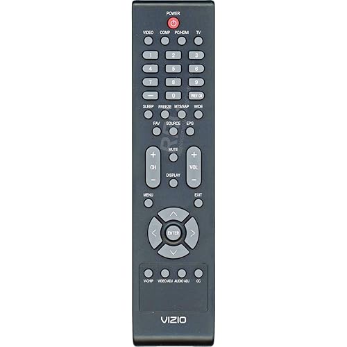 VIZIO VR6 TV Remote Control 098GRABD3NEVZC for Models: VS370 VS370E
