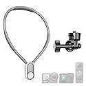 Neck Mount with Air Cushion for GoPro Hero 13/12/11/10/9, for Insta 360 X5/X4/Ace Pro 2, for DJI Nano Osmo 360/Action 6/5 Pro/4/3 Cameras Quick