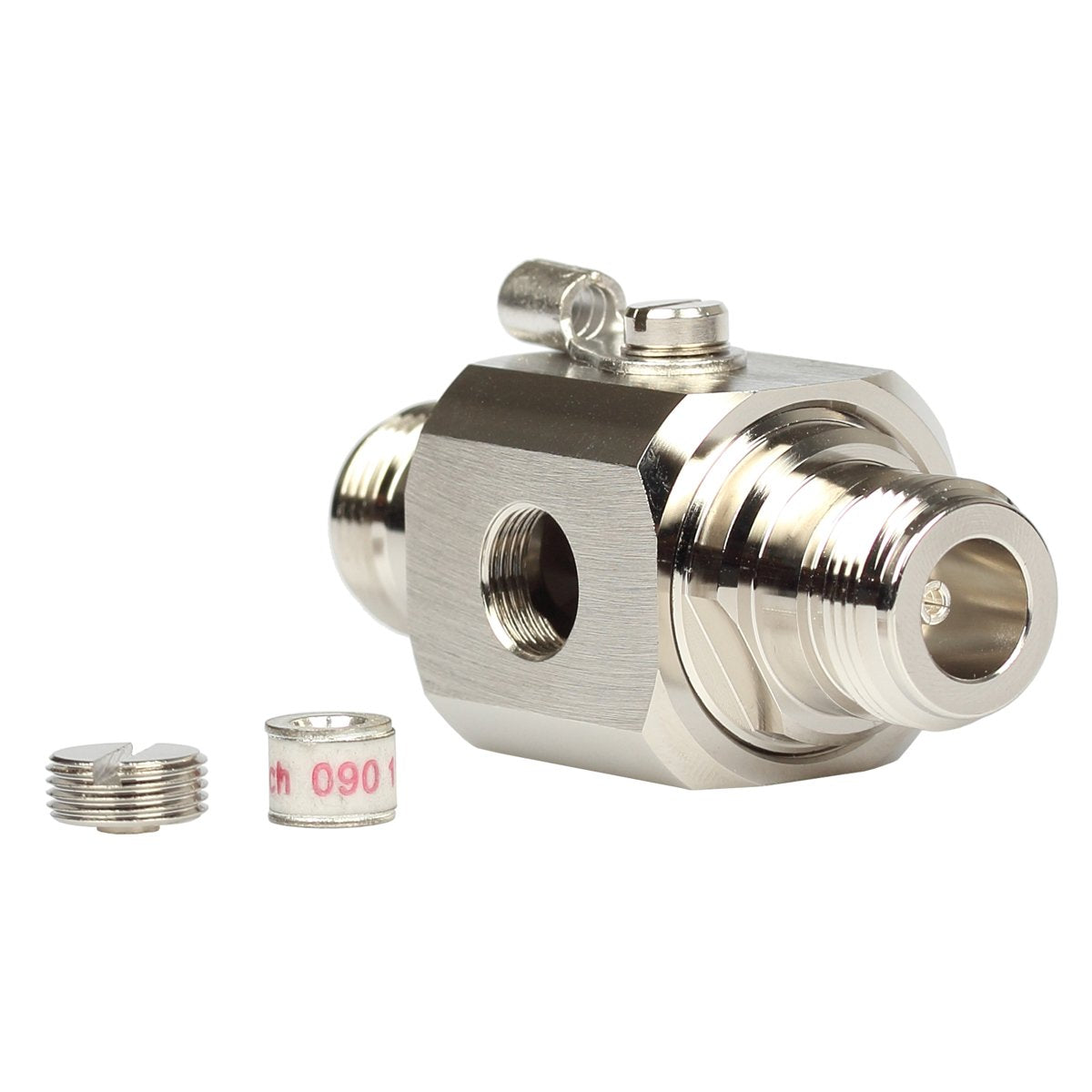 Riotaxy Lightning arrestor N Female to Female 50 Ohm Lightning Surge Protector with 90 V Gas Tube DC-3GHz