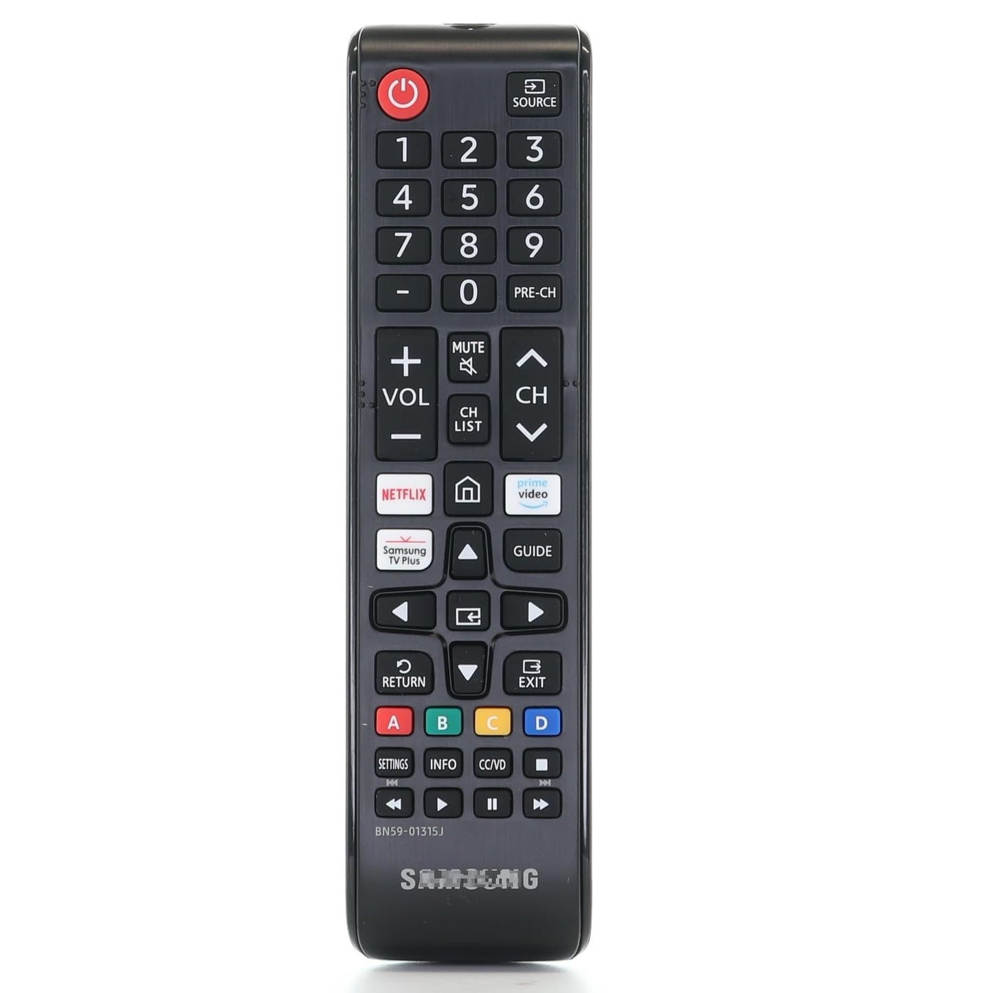 Dan's Originals OEM BN59-01315J for Samsung Remote Control with Netflix Hotkey - Black (BN5901315J) - No Programming Required - Black