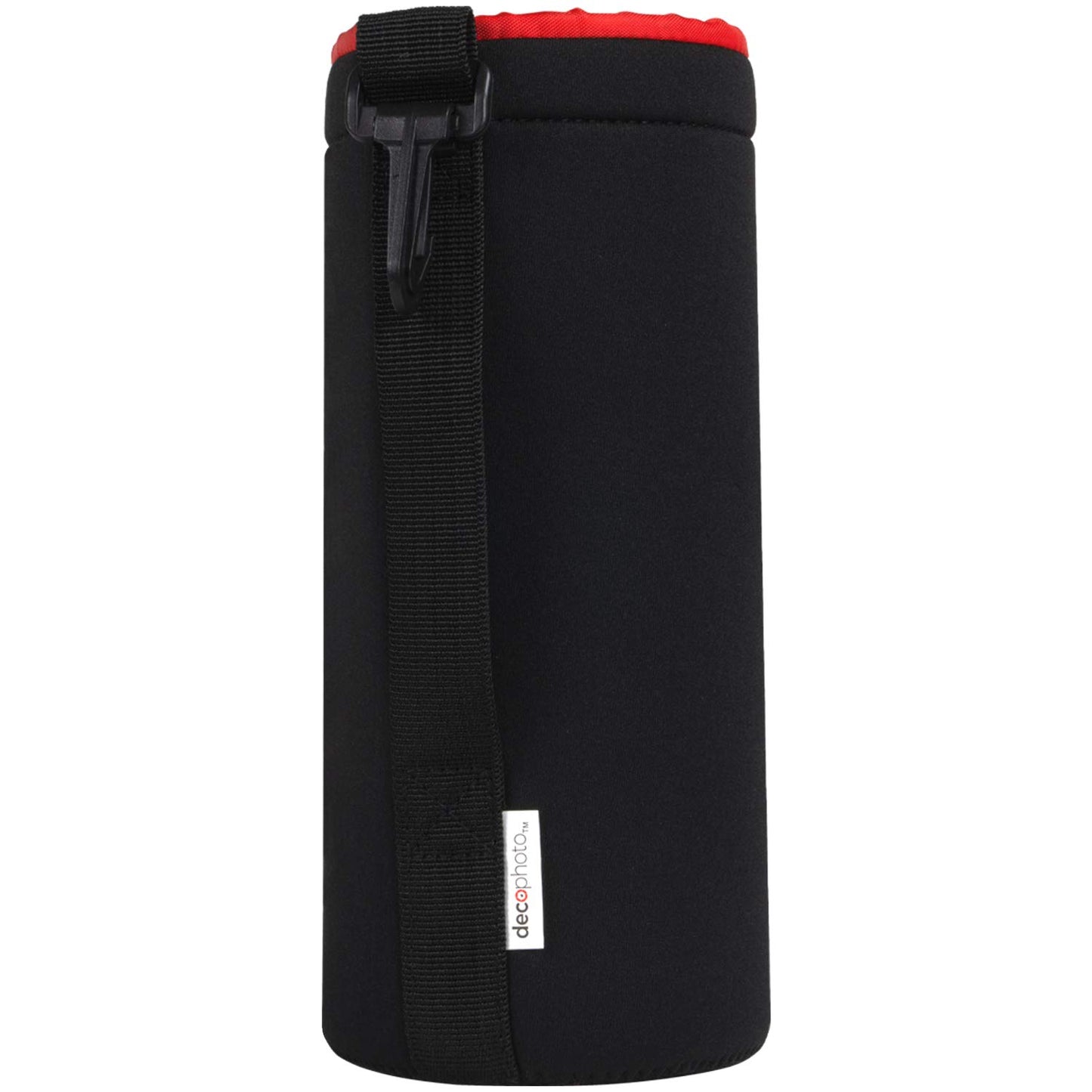 Deco Photo 4 Pack Neoprene Lens Bag Set Protective Water and Weather Resistant Shock Drop and Scratch Armor Pouch Sleeve Case with Plush Interior