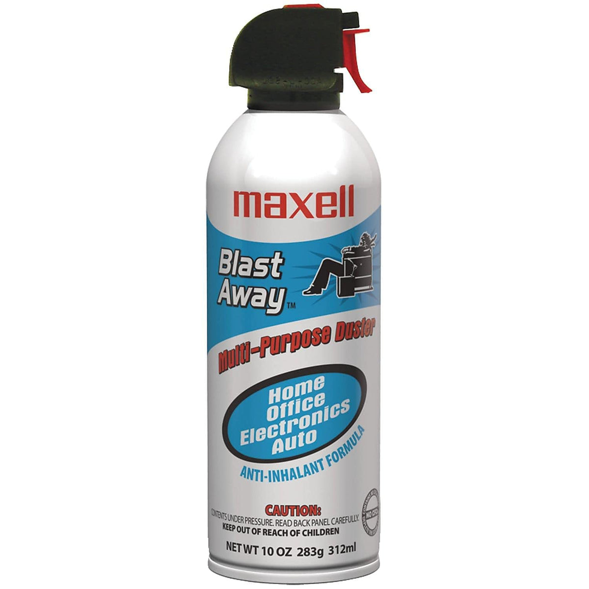 Maxell MXL190025 Canned Air Nonflammable 10 oz.