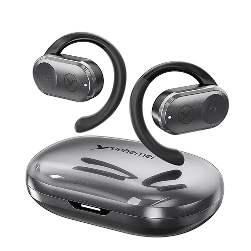 YUEHEMEI Open-Ear Headphones, Wireless Bluetooth 5.3 Earbuds, Comfort and Stable Fit, 16.2mm Drivers, Clear Calls, Sweat Proof, 30H Playtime…