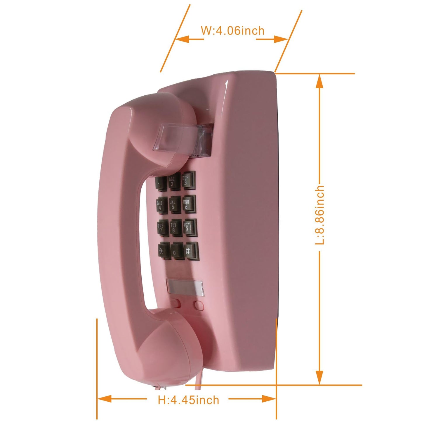 GHYTMTHOT Wall Phone, Wall Phones for landline Wall Mount, Used for Hotel School and Home.
