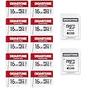 GIGASTONE 16GB Micro SD Card 10-Pack, Camera Plus, MicroSDHC Memory Card for Wyze Cam, Security Camera, Full HD Video Recording, UHS-I U1 Class 10, up
