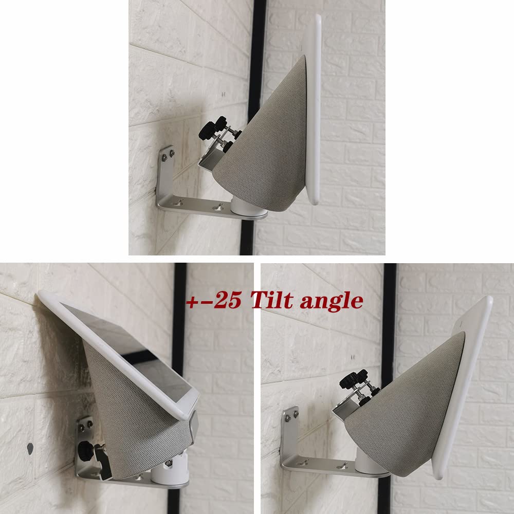 ATOPCAENRT Wall Mount for Google Nest Hub Max, Wall Mount Bracket, Space-Saving Design for Home, Office, Kitchen, Bedroom, Compatible with Google Nest