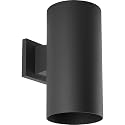Progress Lighting 6-Inch Cylinder Outdoor Wall Sconce, 1-Light Modern Wall Mount Light, Interior and Exterior Lighting for Home or Porch, Aluminum