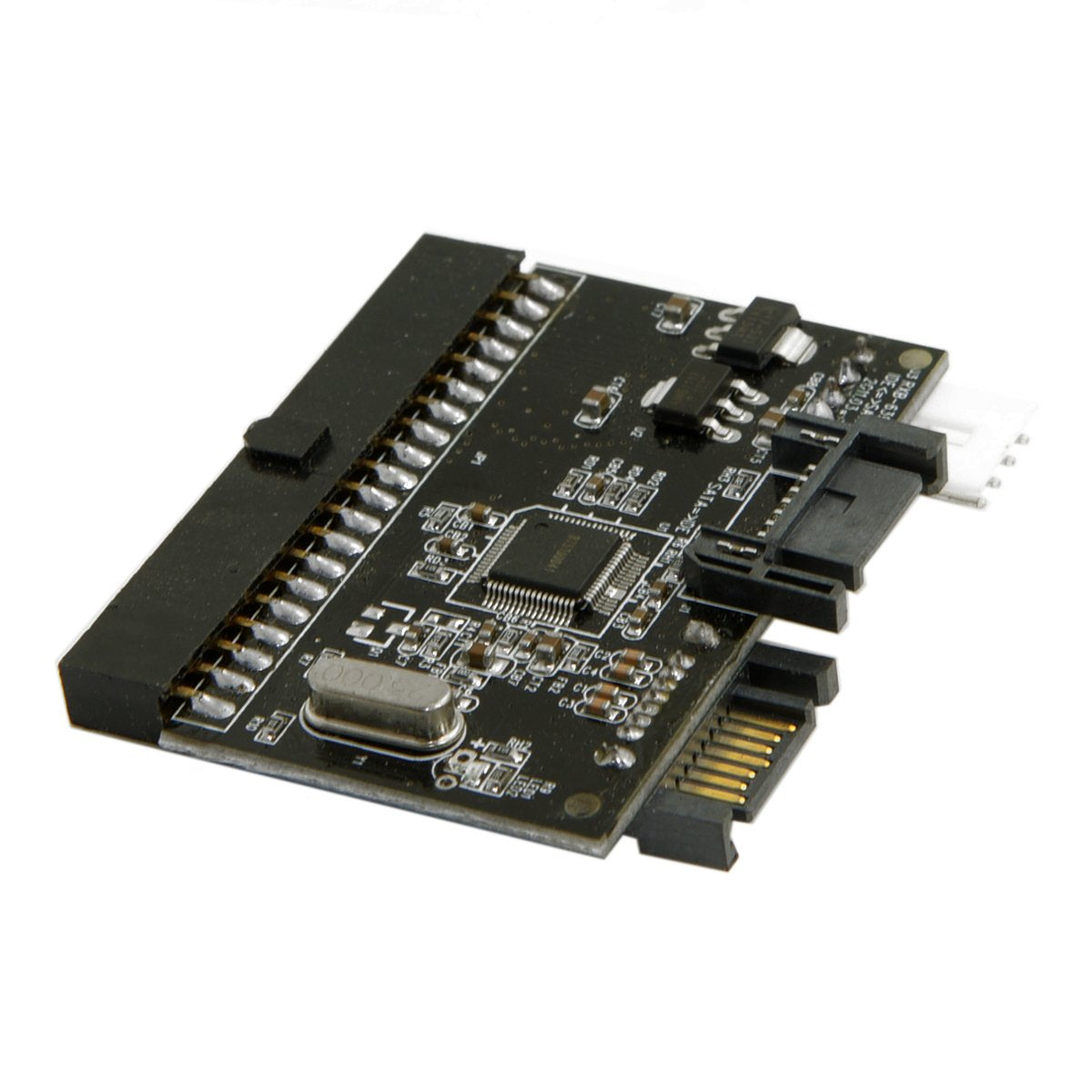 cablecc IDE 100 133 DVD CD to Two Serial SATA 7PIN Adapter Converter for Hard Disk Drive