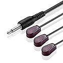 TNP IR Extender Emitter Cable 10 ft - Triple Head 3.5mm Jack Infrared Wire for IR Repeater System Xbox One AV Receiver Cable Box Remote Control