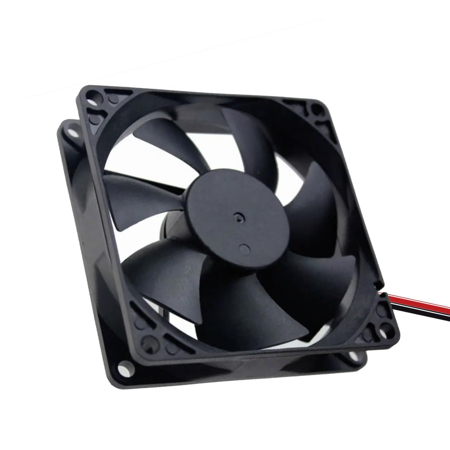 WINSINN DC 80mm Fan 24V 8020 Dual Ball Bearing Brushless Cooling 80x20mm 2PIN (Pack of 2Pcs)