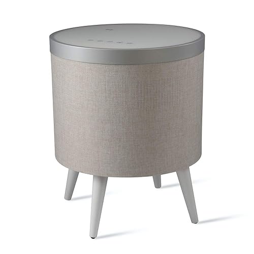 KOBLE Zain Side Table with Speaker and Subwoofer - White Top