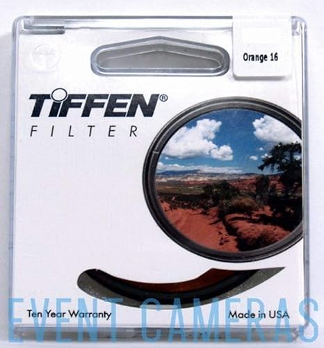 Tiffen 58mm 16 Camera Lens Filter (Orange)
