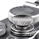 Fuji Shutter Release Button Accessories: Fujifilm Camera Soft Shutter Button - Silver Shutter Button for Canon Nikon Leica Film X100V X100F Xt5 Xt4