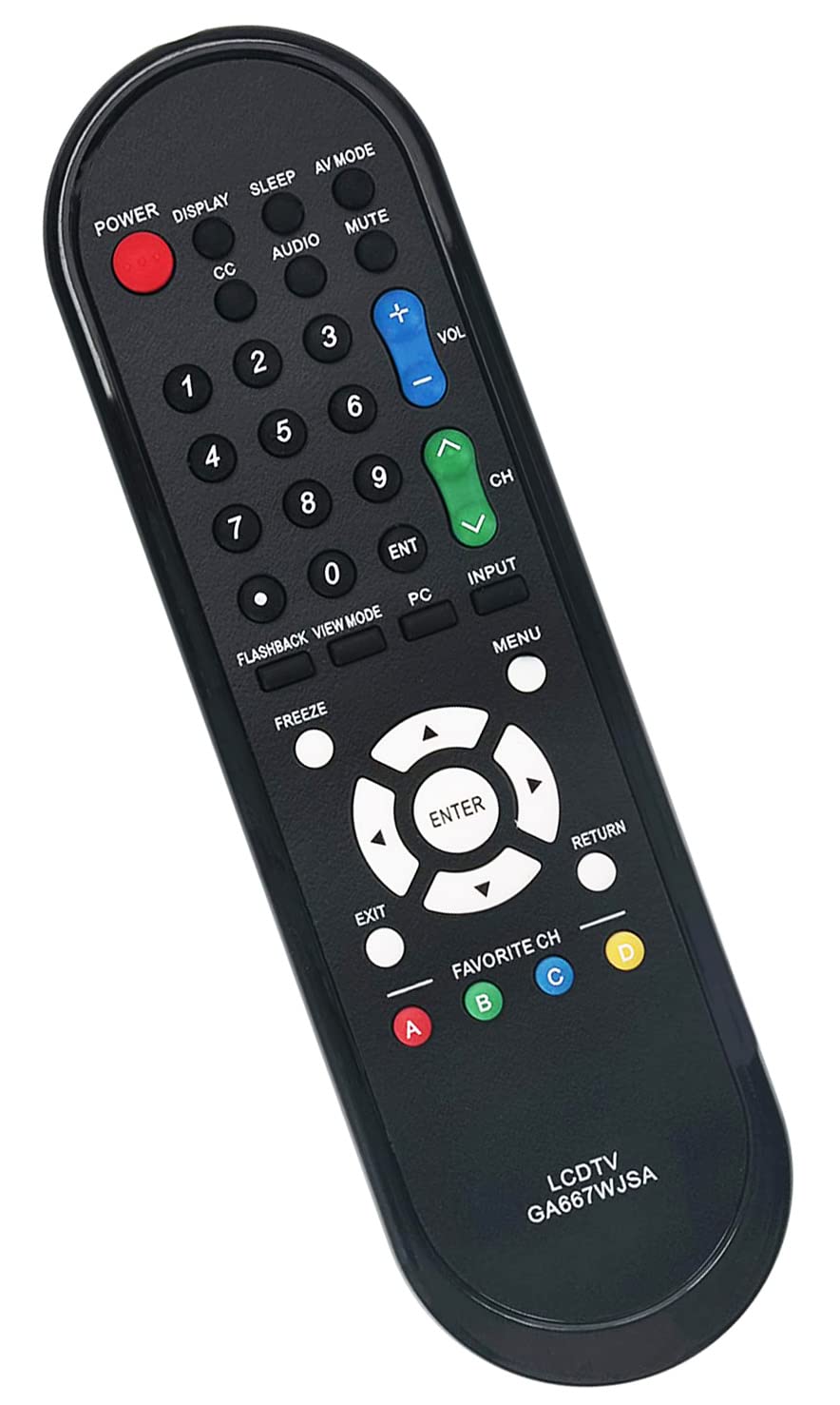 GA667WJSA Remote Control Replacement for Sharp LCD Aquos TVs