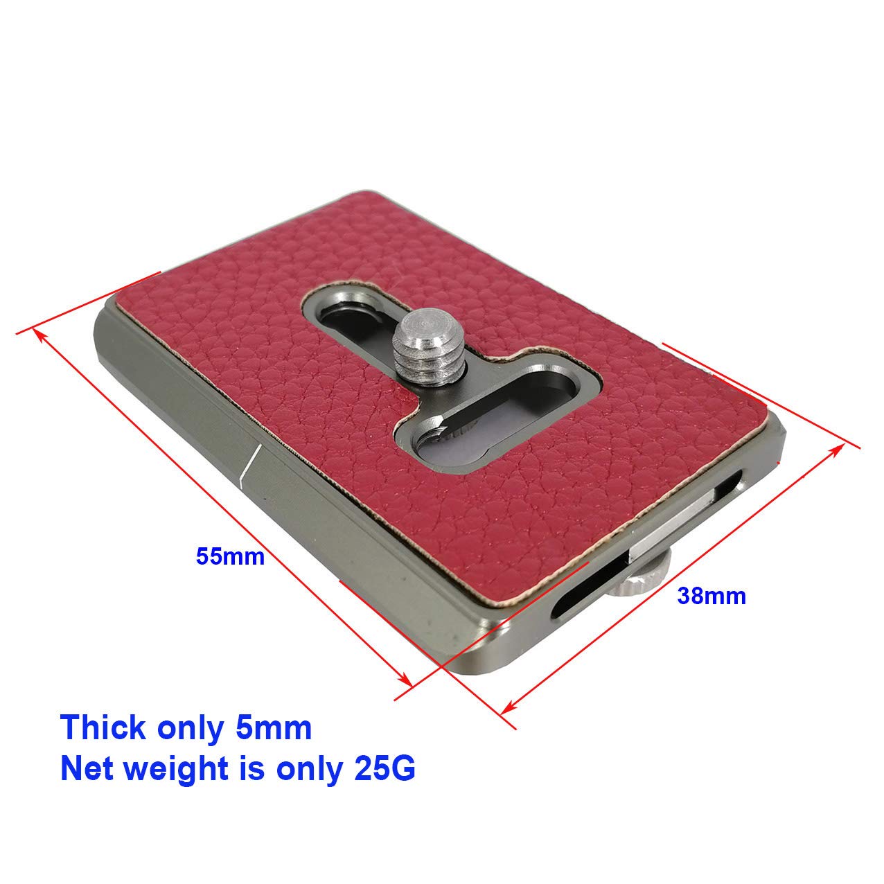 koolehaoda 55mm Quick Release Plate,Universal Camera QR Plate Compatible Arca Swiss for DSLR Cameras Tripod Ball Head