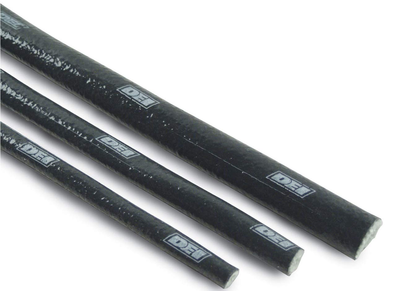 Design Engineering Fire Sleeve and Tape Kit 3/4" I.D. x 3ft - High-Temperature Heat Protection for Wires, Hoses, Cables, Tubing