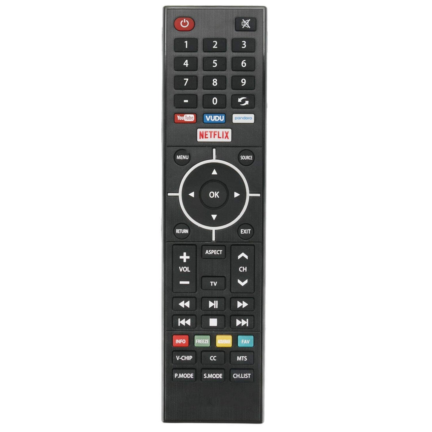 New - Remote Control for Element Smart TV E4SFT5017 E4STA5017 ELSW3917BF E4SFT5517