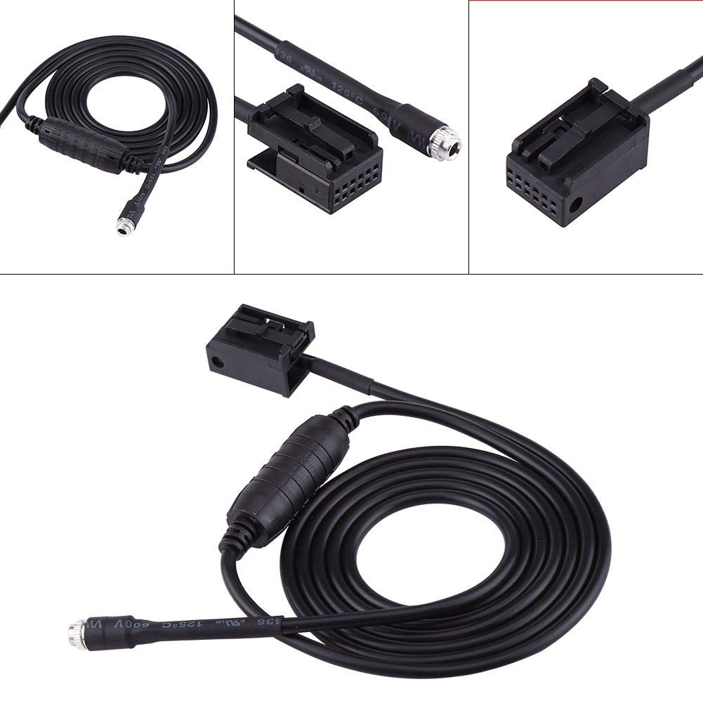 Keenso Female AUX Auxiliary Audio Input Adapter Cable for E85 E86 Z4 CD X3 E83 12 Line for