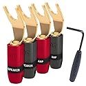 AudioQuest SureGrip 300 Multi-Size Spade - (Set of 4) Gold