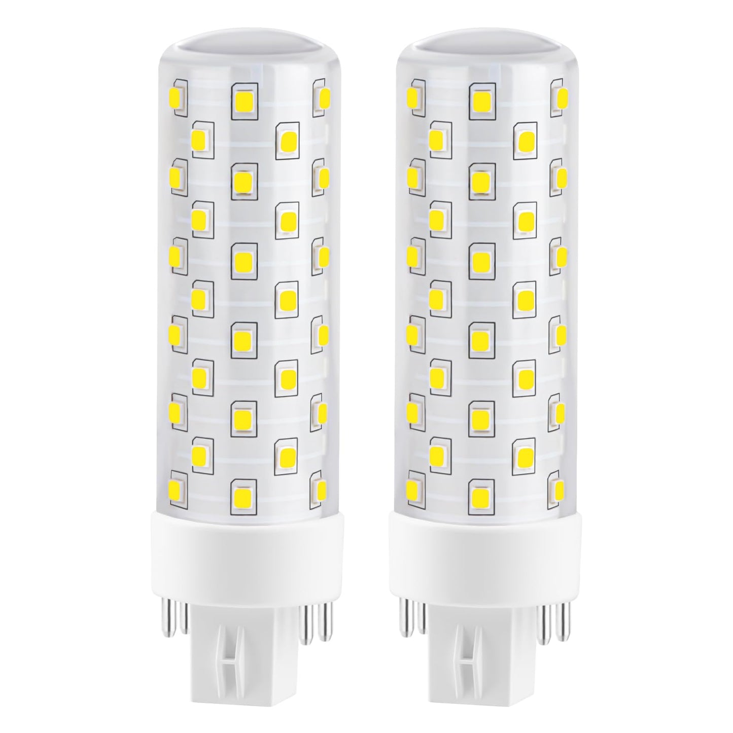 Makergroup GX24Q LED Bulbs, 6000K Cool White, 4-Pin Base CFL Light Bulb Replacement for 13W 18W 26W Compact Fluorescent Bulb in Bathroom Vent Fan