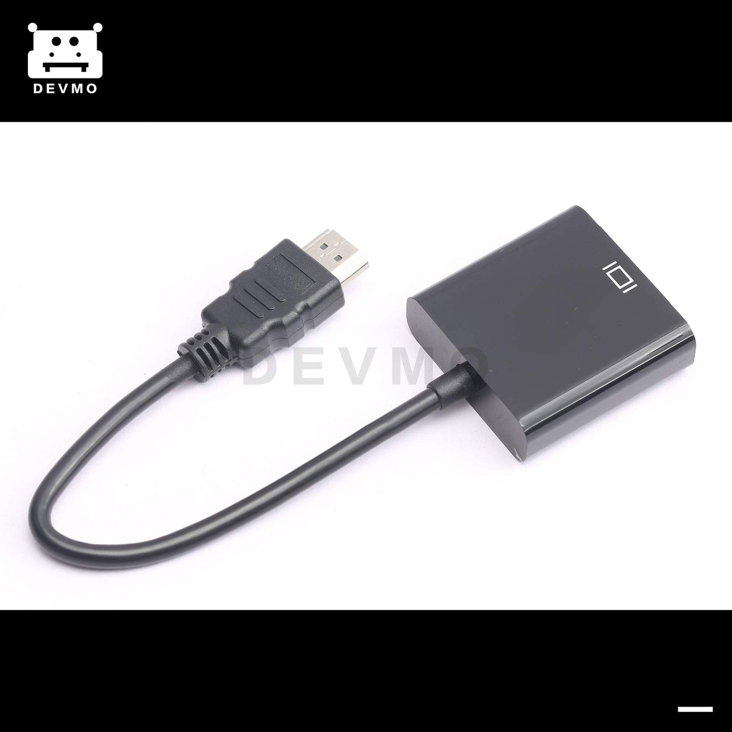 DEVMO DP Display Port Male to VGA Female Converter Adapter Cable for PC Laptop Compatible with HP Computer, Desktop, Laptop, PC, Monitor, Projector