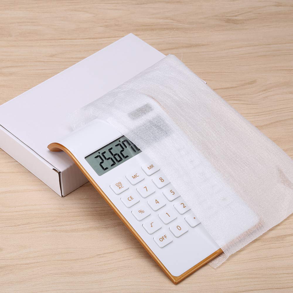 Artyea Calculator, Slim Elegant Design, Office/Home Electronics, Dual Powered Desktop Financial Calculator, Solar Power, 10 Digits, Tilted LCD