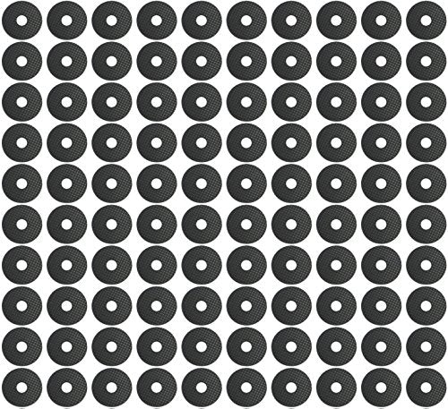 Stick-on 100 X 25mm Self-Adhesive Rubber Washer 1/4" Ideal for Tripod/Camera Flash Bracket