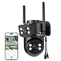 VeryFocal Dual-Lens 180+° FOV Home Wireless Outdoor Security Camera with AI Tracking, 6MP QHD 360° PTZ, WiFi 6 Dual Band, 24/7 Continuous Record