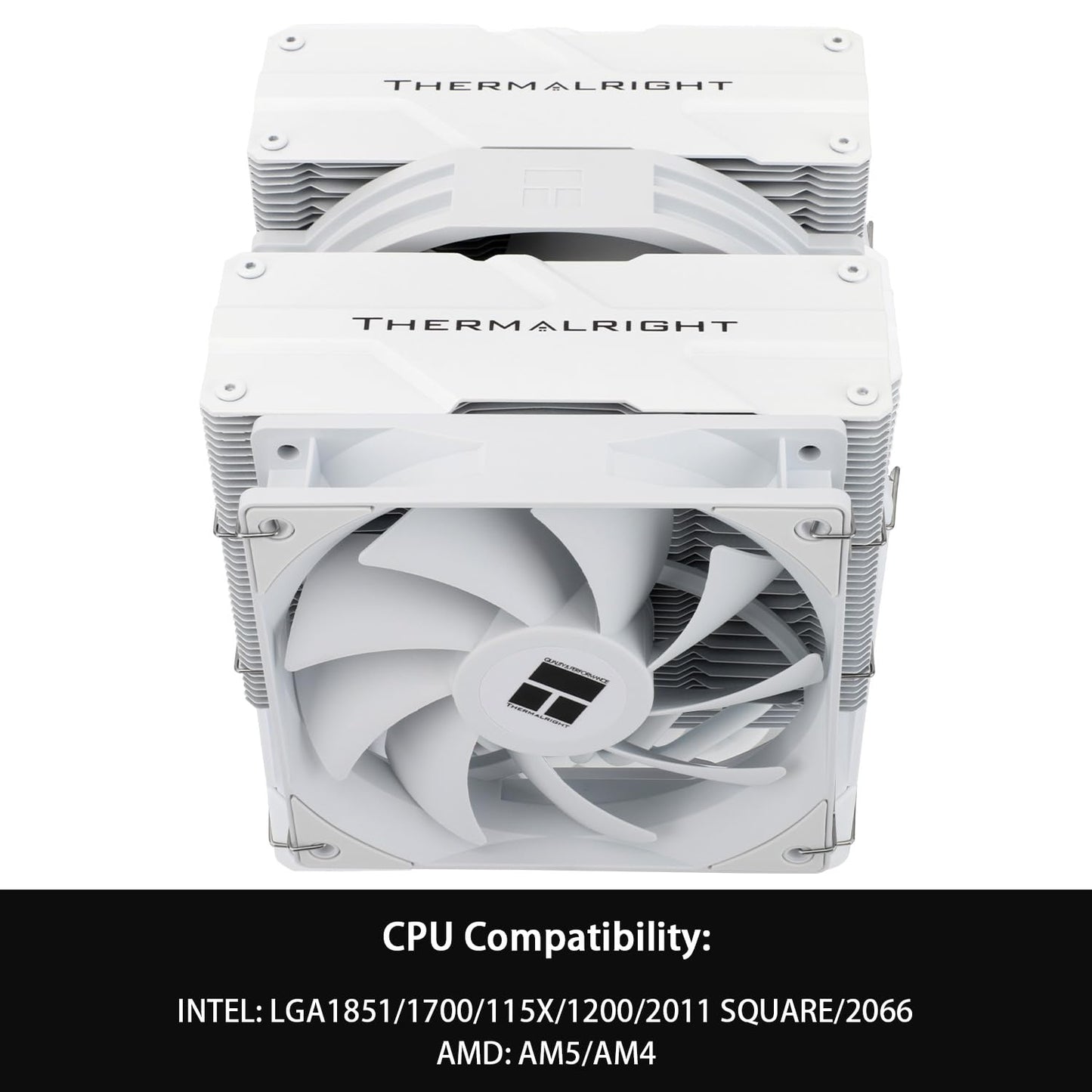 Thermalright Peerless Assassin 140 White CPU Air Cooler, 6 Heat Pipes, Dual PWM Fans and Double Towers,158mm High CPU Cooling