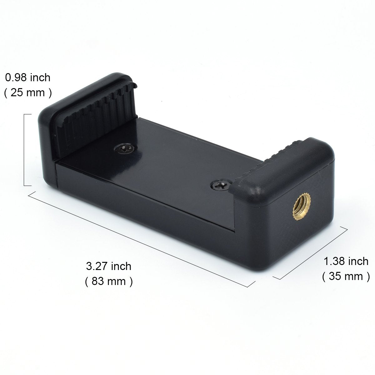 Universal Cell Phone Tripod Mount Adapter, OIMIO Phone Holder Clip Connector Head Used for Monopod Selfie Stick DSLR Travel Mini Flexible Tripod