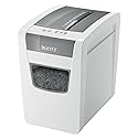 Leitz IQ Paper Shredder, Cross Cut, 10 Sheet, 6 Gallon Bin, P4 Security, Slim, Anti-Jam, Home Office (170004)