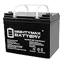 Mighty Max Battery ML35-12INT - 12 Volt 35 AH, Internal Thread (INT) Terminal, Rechargeable SLA AGM Battery
