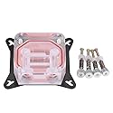 GPU Water Block, Computer Universal Water Cooling Block, GPU Waterblock Copper Base POM Cover with Waterway, Acrylic Water Cooling System Parts