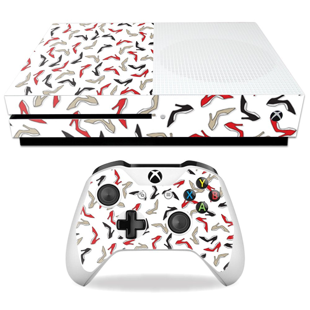 MightySkins Skin Compatible with Microsoft Xbox One S wrap Cover Sticker Skins Heels