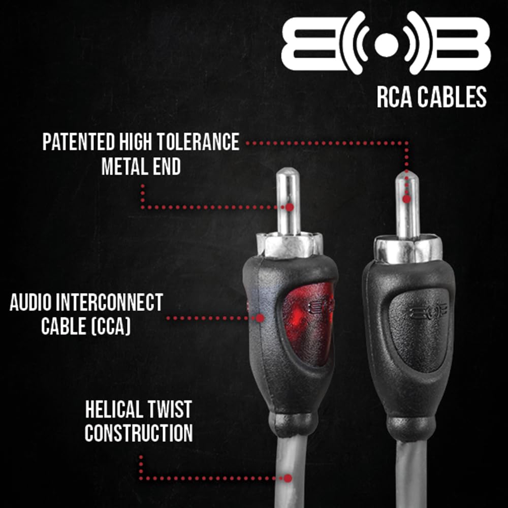 Belva True 4 Gauge AWG Premium CCA Complete Amplifier Wiring Kit