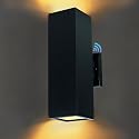 iYogaled Up Down Outdoor Wall Lights, Dusk to Dawn Outdoor Lighting Fixtures Wall Mount, Matte Black Front Porch Light, Outdoor Wall Lantern