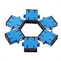 Cable Matters 6-Pack, SC to SC UPC Duplex OS2 Single Mode Fiber Optic Adapter, OS2 SCSC Fiber Coupler