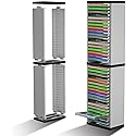 Wedorat for P5 Game Disc Card Box Storage Stand for P5 P4 Switch X-Box Games, Storage Tower for Switch, X-Box Series X/S Game Card Box Holder Vertical