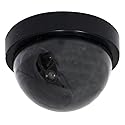 ToolUSA Anti-Theft Dummy Security Camera | Black Mirror Finish | Realistic Blinking Activation Light | Versatile Indoor & Outdoor Use | 4.5" (11.4 cm)