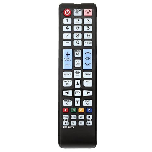New BN59-01177A Replace Remote fit for Samsung TV UN32J4000 UN40J6200 UN50J6200 UN55J6200 UN60J6200 UN65J6200 LT24E310ND LT24E310NDZA LT24E310ND/ZA