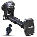 APPS2Car 3-in-1 Car Phone Mount Magnetic Dashboard Windshield Air Vent Mount Phone Holder for Car Universal Car Phone Holder with Powerful Suction Cup