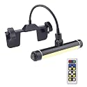 HONWELL Painting Lights Cordless, Dartboard Light with Remote, Rechargeable Picture Light, Picture Frame Lights with 3 Modes 28 LEDs Rotate Head, 360°