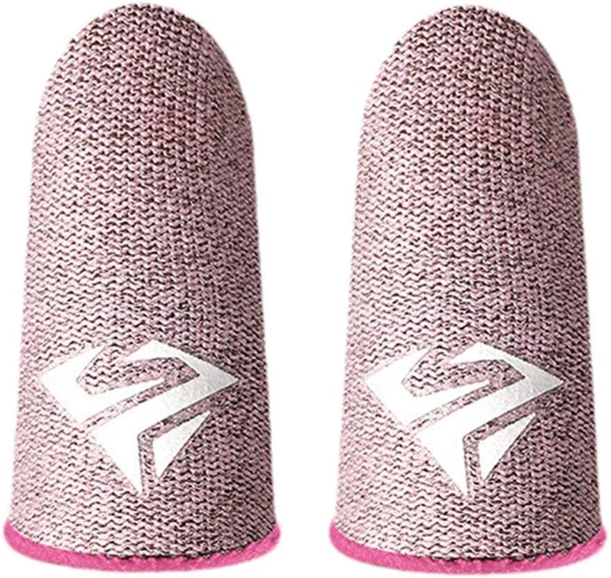 1 Pair for Pubg Mobile Games Gaming Finger Sleeve Breathable Fingertips Sweatproof Fingertip for Mobile Cove Slip,Finger Sleeves Gaming Accessories